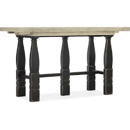 Two-Tone Friendship Table with Leaves